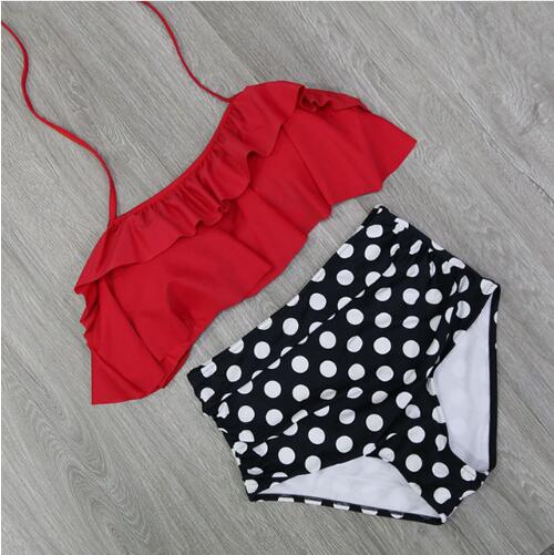 Women's Double Ruffle Bikini