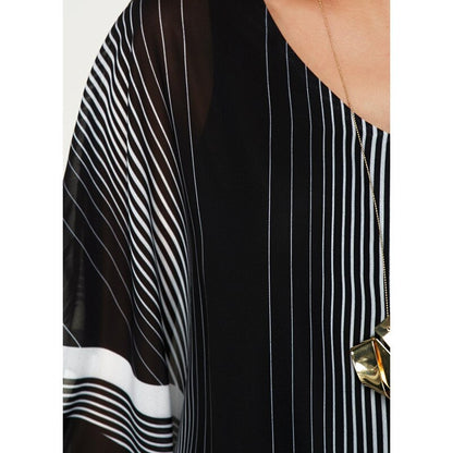 Women's Striped Casual Smock Cover Up