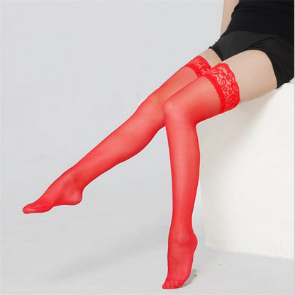 Women's Sexy Lace Seductive High Thigh Stockings