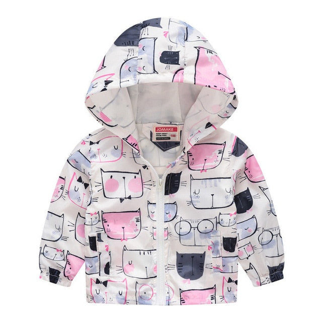 Girl's Toddler Hooded Coat