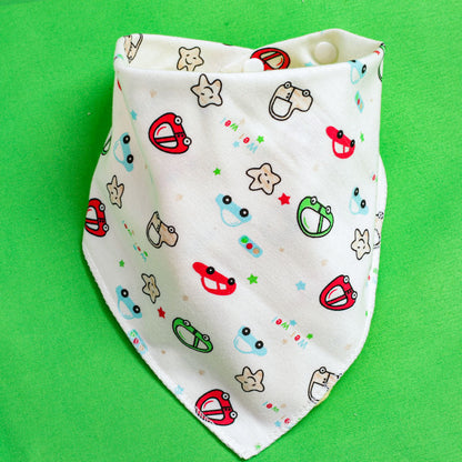 Infant Triangle-Shaped Drooling Bib