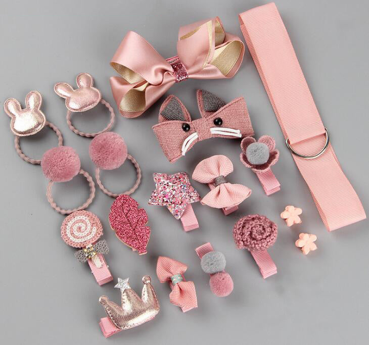 Girl's 18 Piece Hair Accessories