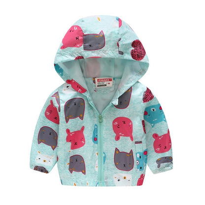 Girl's Toddler Hooded Coat