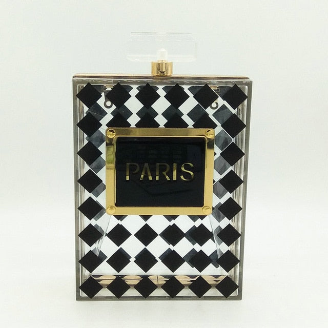 Women's Paris Perfume-Shaped Handbag