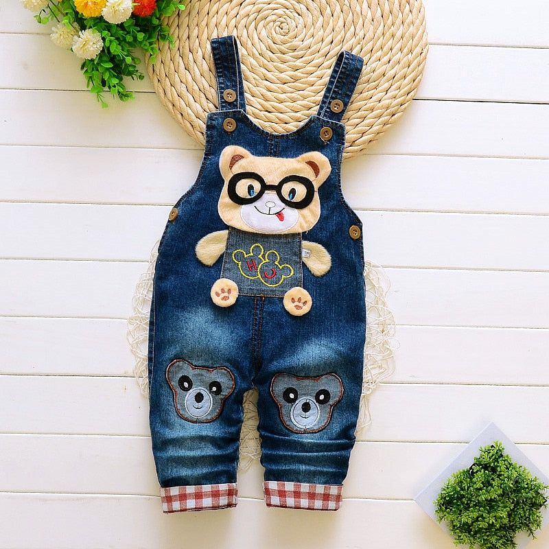 Children's Unisex Denim Overalls