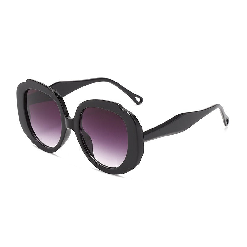 Women's Retro Round Frame Sunglasses