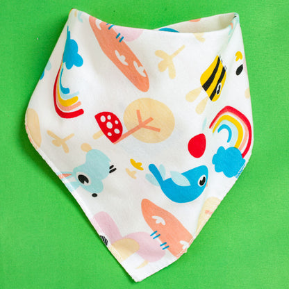 Infant Triangle-Shaped Drooling Bib