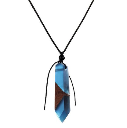 Unisex Men's/Women's Wood & Resin Necklaces