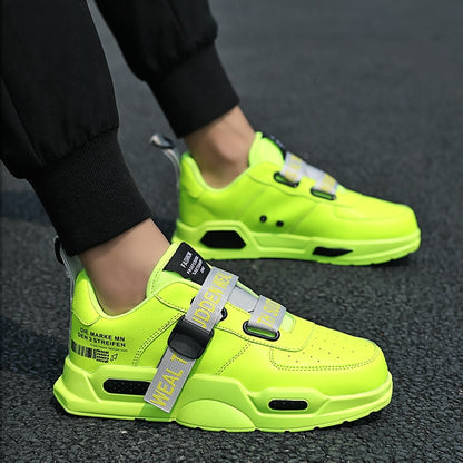Unisex Men's/Women's Casual Barcode Sneakers