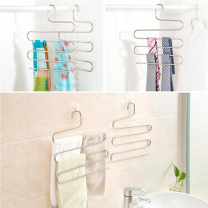 5 Layer Saving Space Pants Hanger