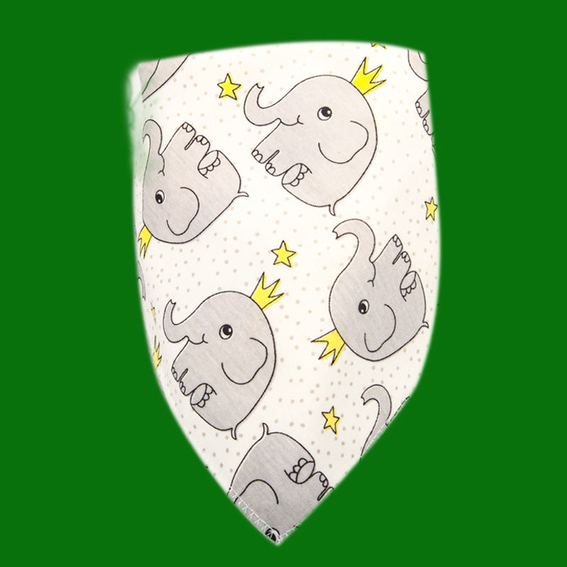 Infant Triangle-Shaped Drooling Bib