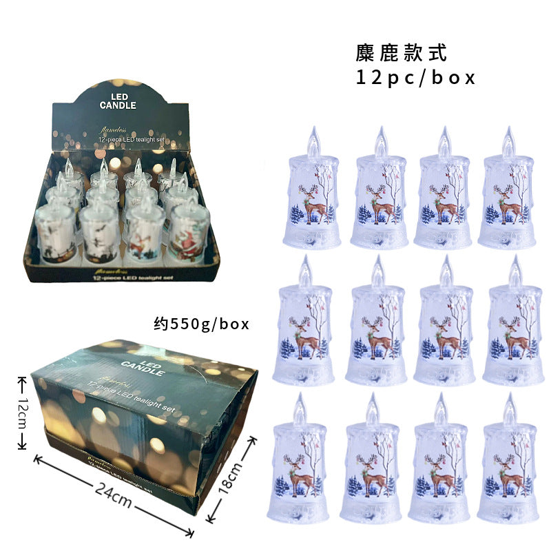 Christmas LED Battery Operated Candle
