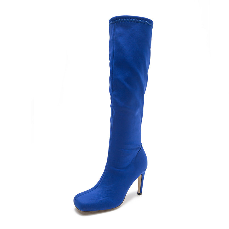 Women's Knee Length High Heel Boots