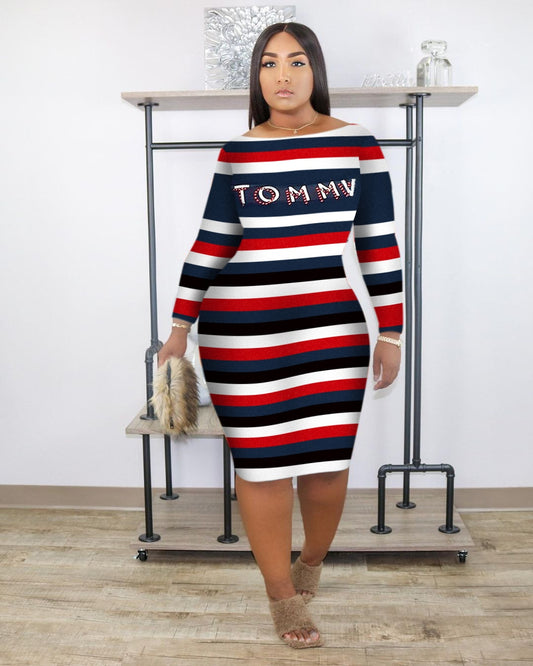 Women's TOMMV Striped Lounge Dress