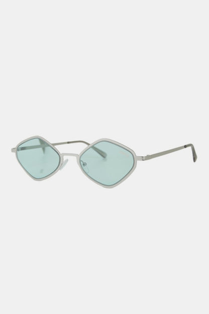 Nicole Lee Metal Frame Geometric Sunglasses