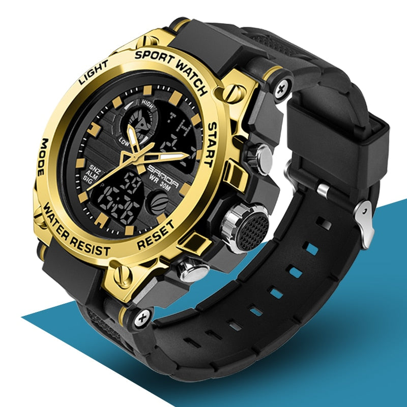 Men's Sanda 739 Waterproof Quartz Watch