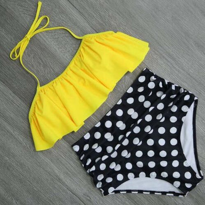 Women's Double Ruffle Bikini