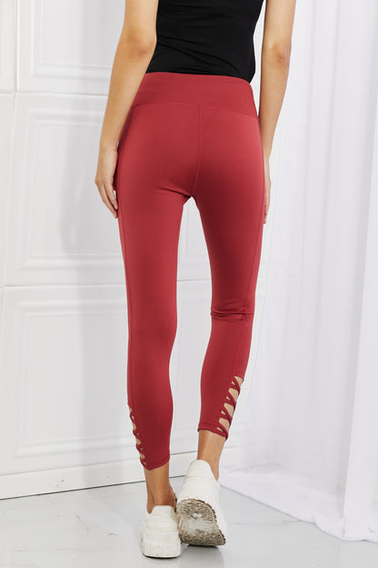 Women's Ready For Action Ankle-Cutout Leggings