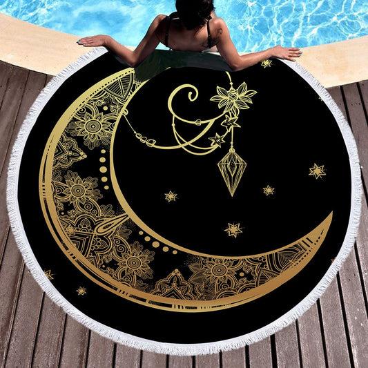 Moon Boho Bathing Blanket