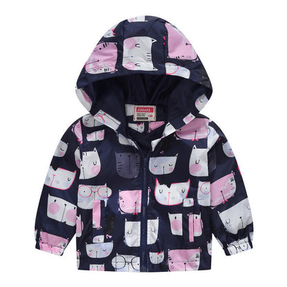 Girl's Toddler Hooded Coat