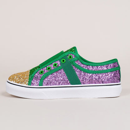 Women's Colorful Sequin Canvas Shoes