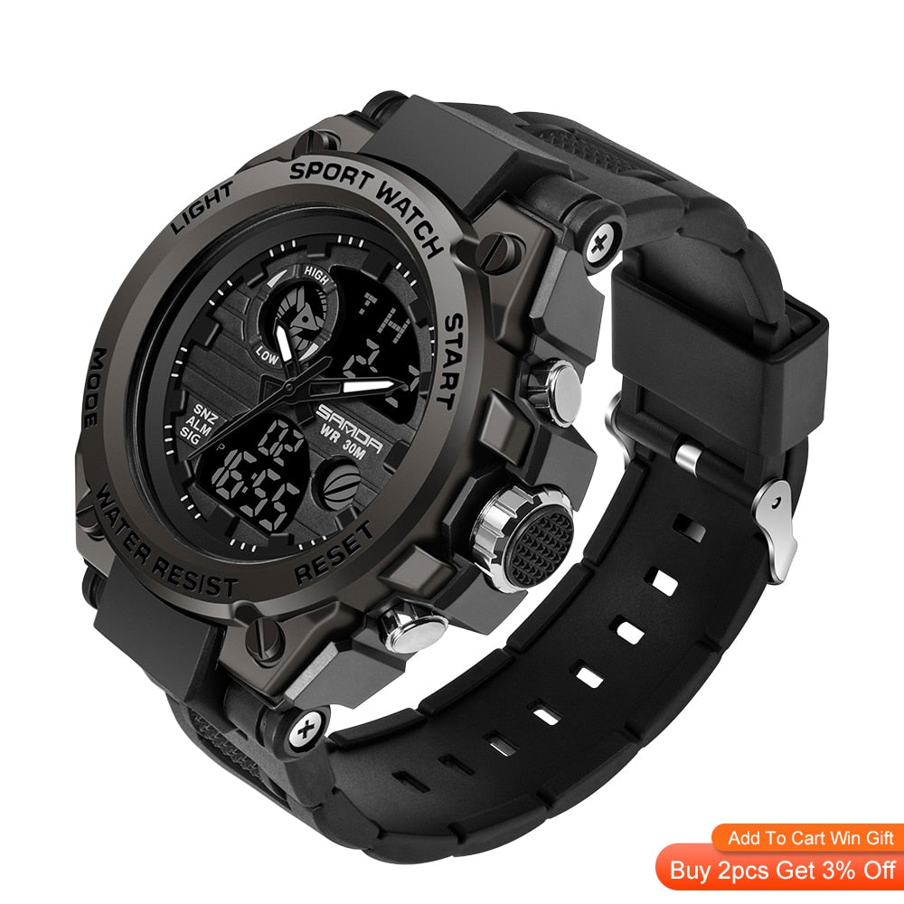 Men's Sanda 739 Waterproof Quartz Watch