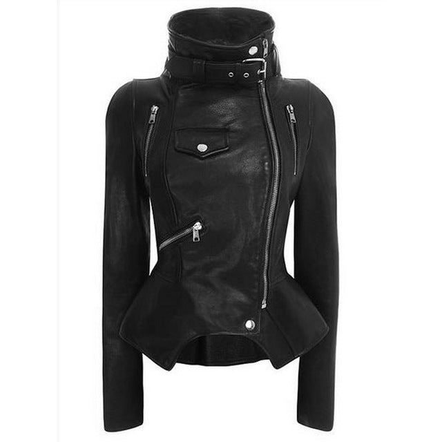 Women's Motorcycle Leather Jacket