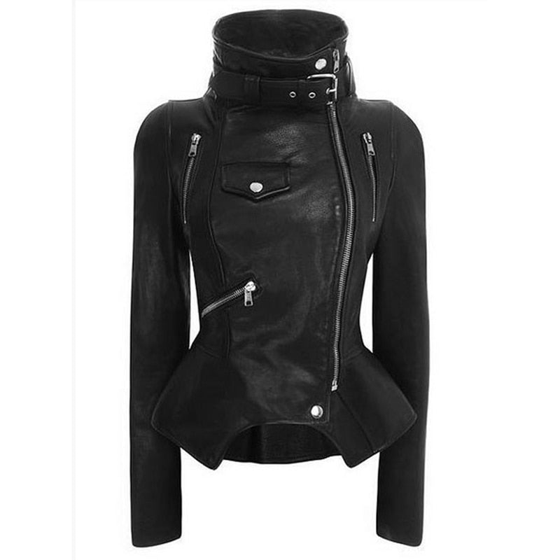 Women's Motorcycle Leather Jacket