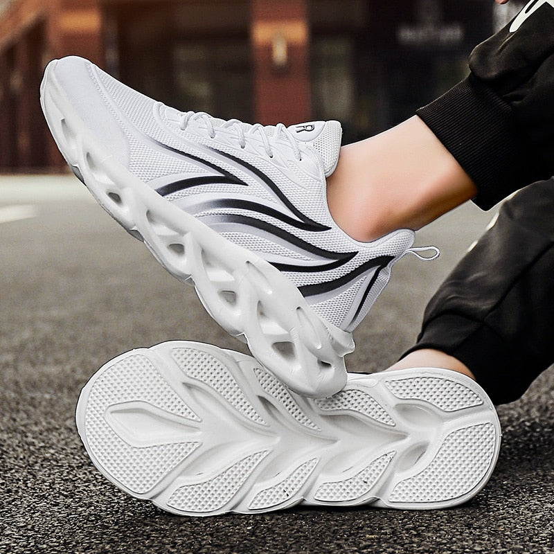 Men's Flame Printed Comfortable Running Shoes