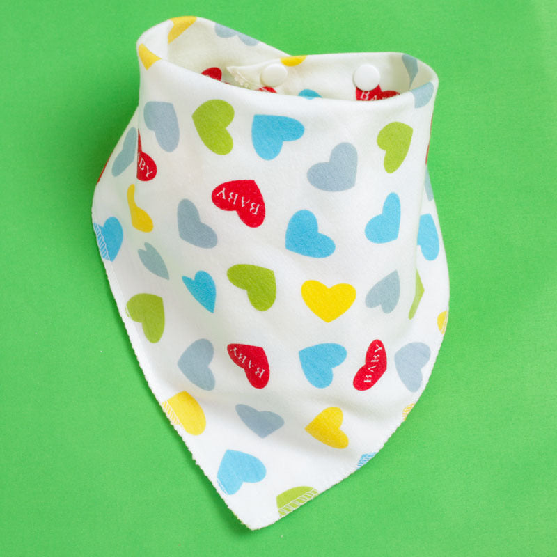 Infant Triangle-Shaped Drooling Bib