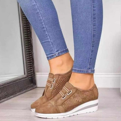 Women's Comfy Platform Shoes with Mid-Heel