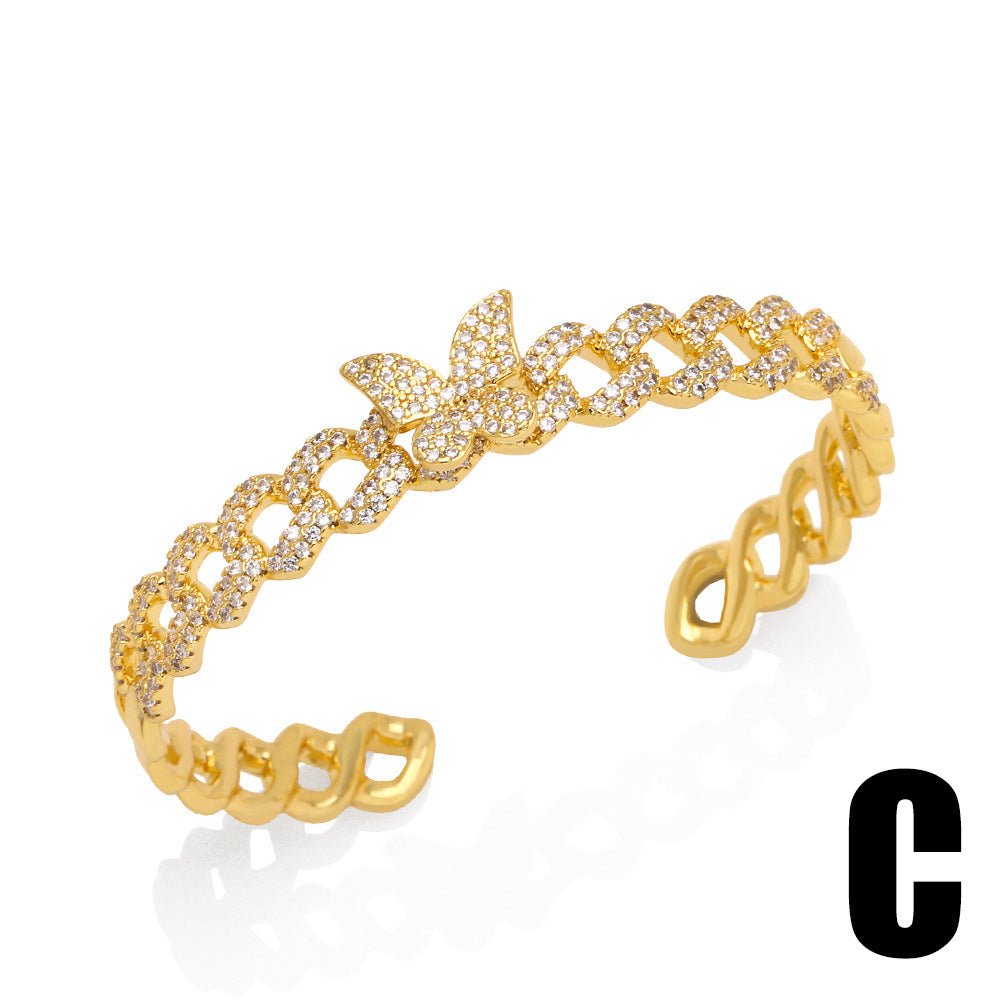 Women's CZ High Grade Cuff Bracelet