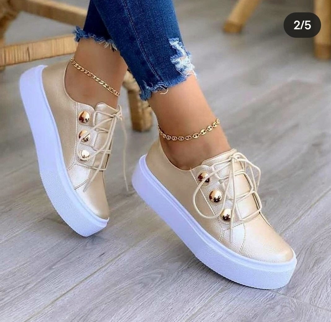 Women's Thick Sole Casual Shoes