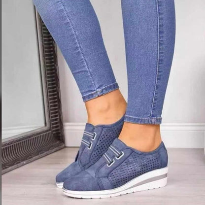 Women's Comfy Platform Shoes with Mid-Heel