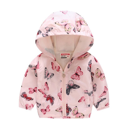 Girl's Toddler Hooded Coat