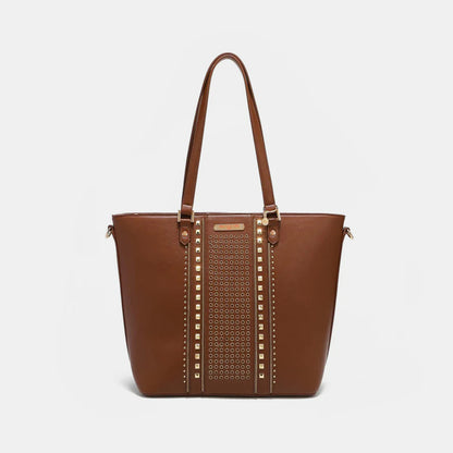 Nicole Lee Studded Decor Tote Bag