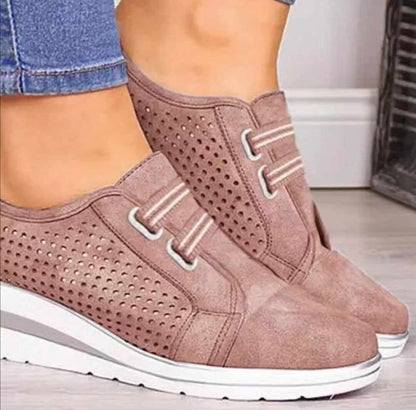 Women's Comfy Platform Shoes with Mid-Heel