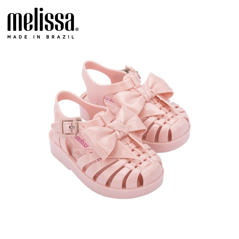 Infant/Toddler Girl's Roman Bow Jelly Sandals