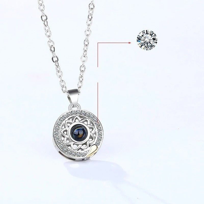 Couple's Sun and Moon Necklace