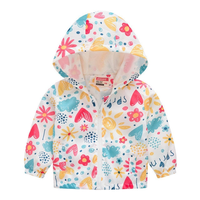 Girl's Toddler Hooded Coat