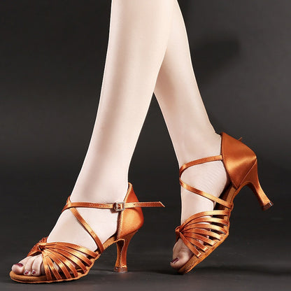 Women's Leather Latin Dance Shoes