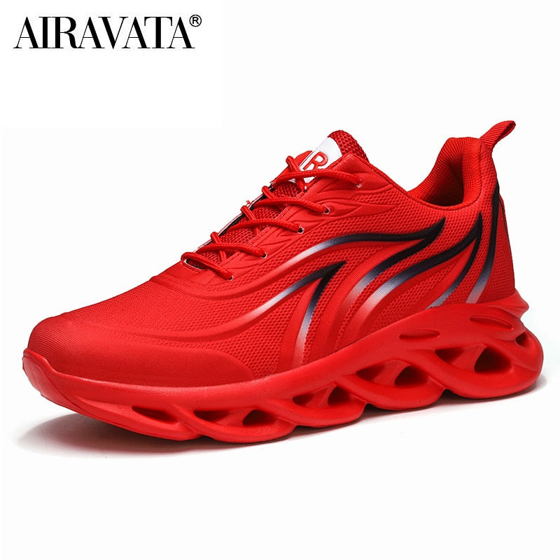 Men's Flame Printed Comfortable Running Shoes