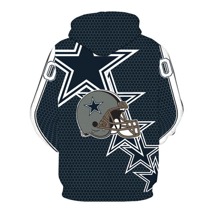 Unisex Men's/Women's Dallas Cowboys 3D Print Hooded Sweatshirt