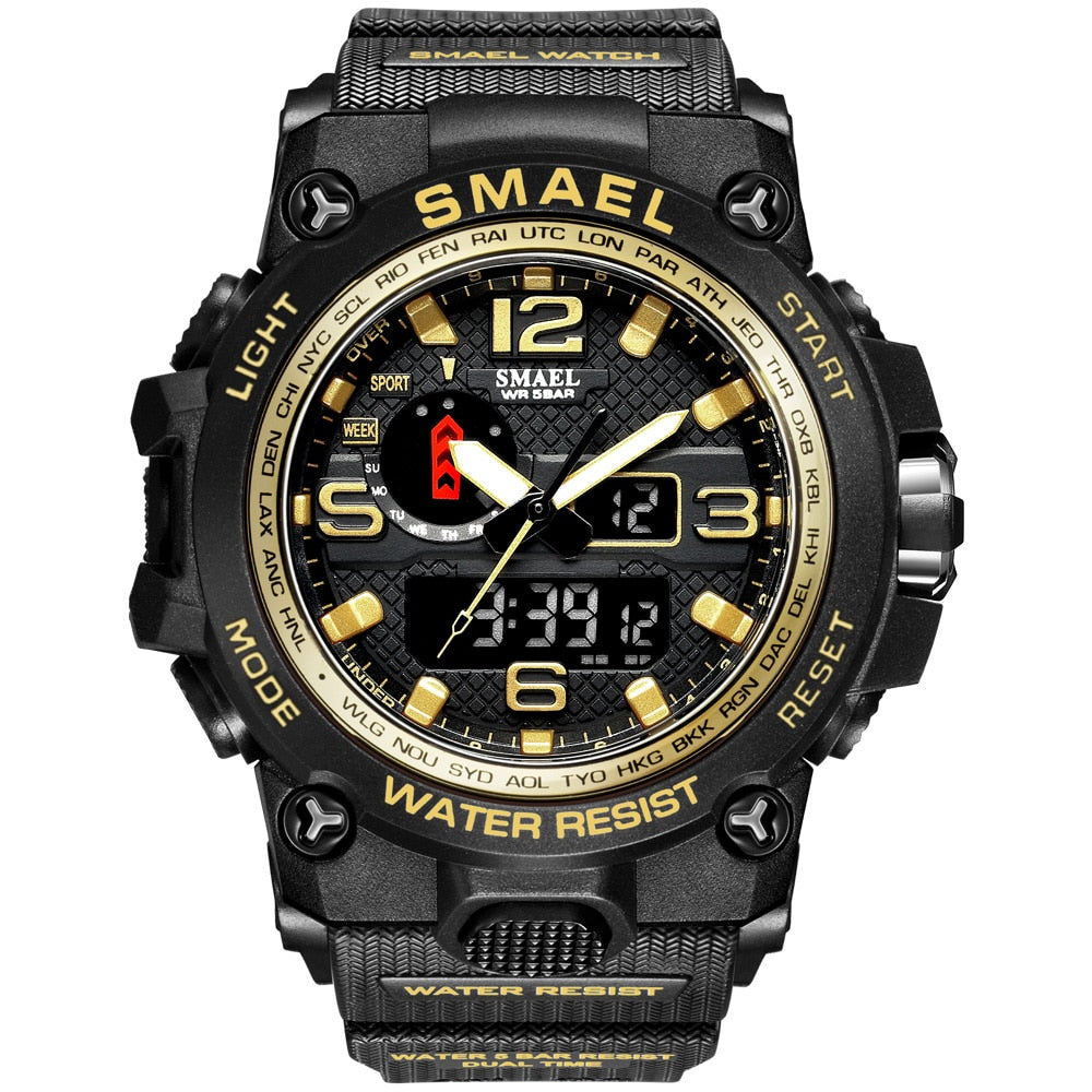 Men's 50M Waterproof Military Watch