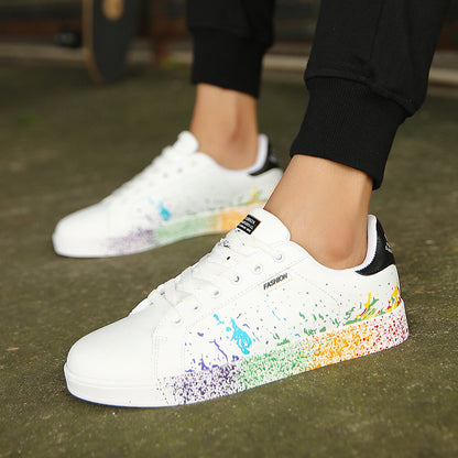 Women's Paint Splash Canvas Shoes