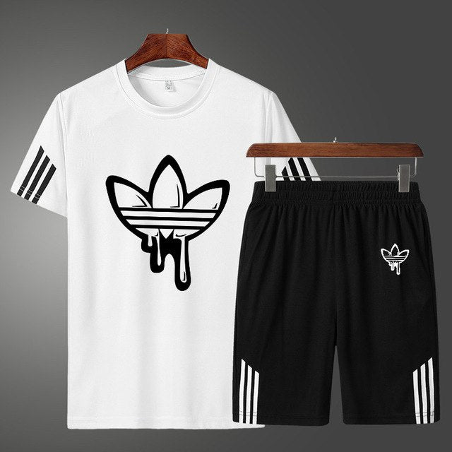 Men's Casual Sport Shirt & Shorts Set