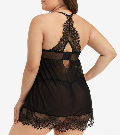 Women's Sexy Sheer Lace Sleepwear