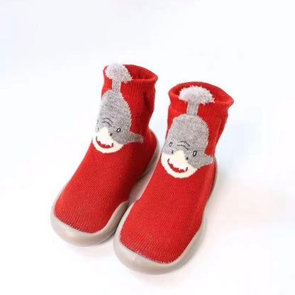 Infant Soft Bottom Nonslip Animal Print Shoes