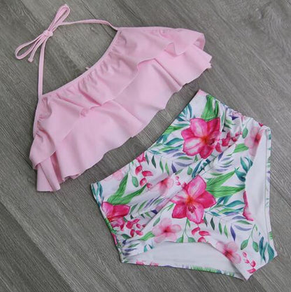 Women's Double Ruffle Bikini