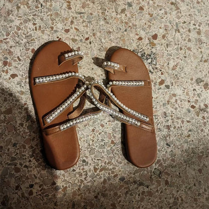 Women's Rhinestone Summer Sandals